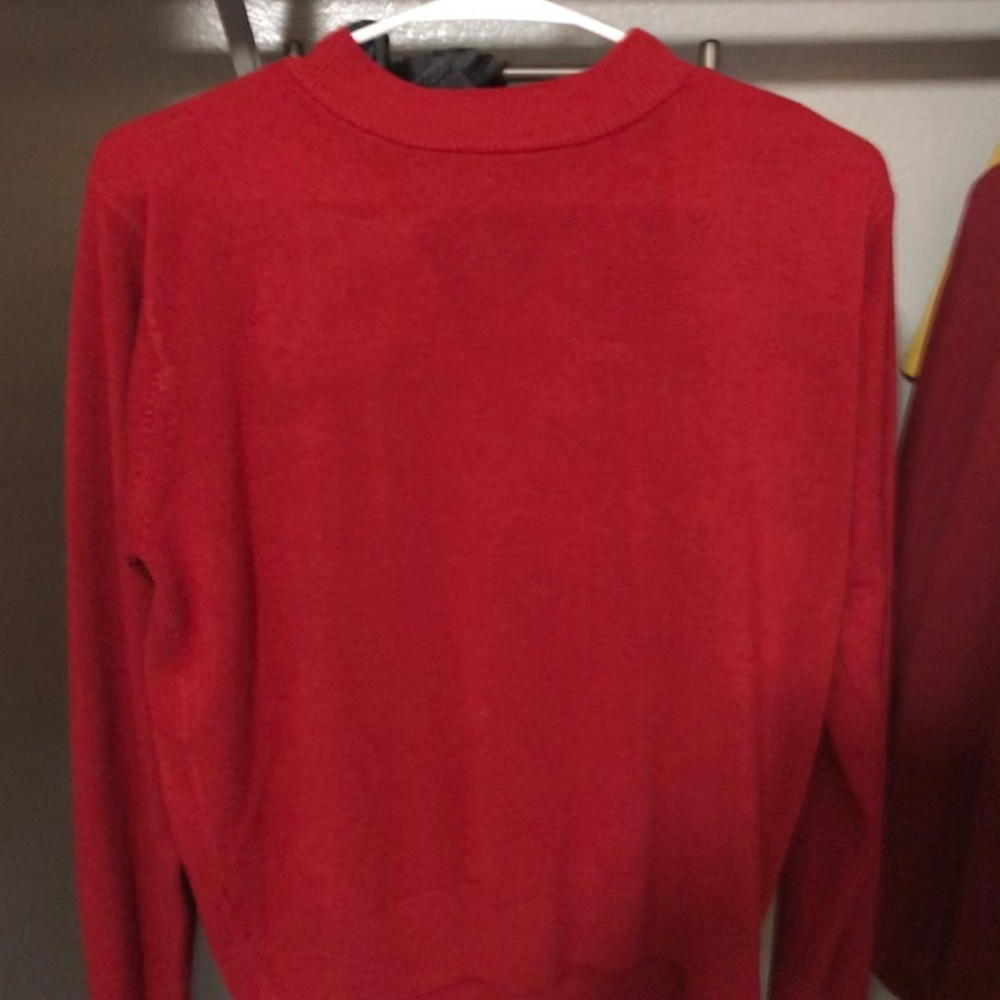Long sleeved mock turtle neck